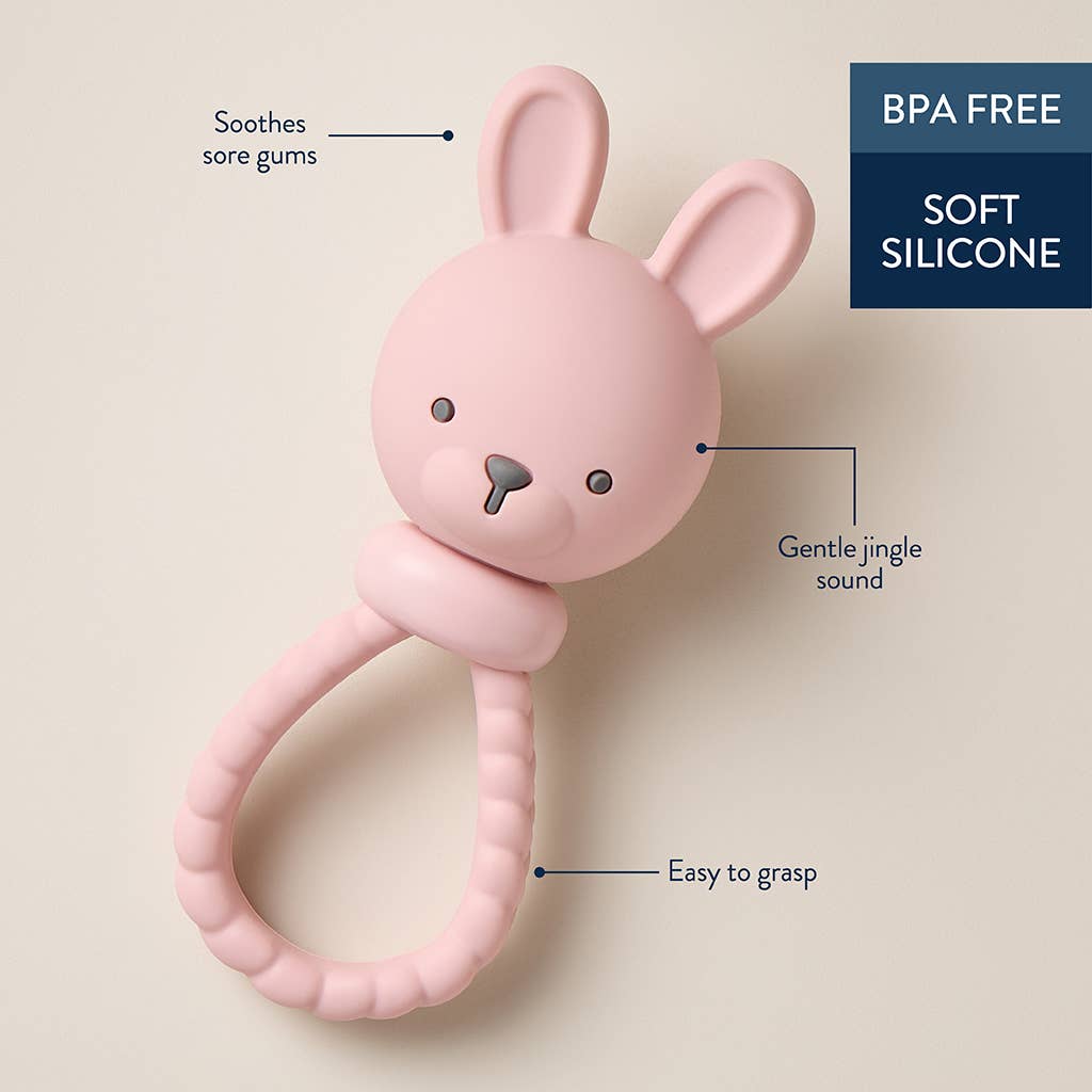 Itzy Ritzy -  Pink Bunny Sweetie Rattle™