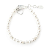 Cherished Moments - Mom And Me 2-Piece Bracelet Set-Hearts Entwined Baby Gift