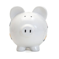 Child To Cherish® - White Construction Large Piggy Bank