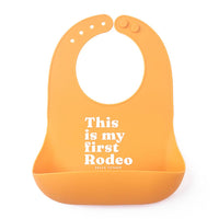 Bella Tunno First Rodeo Wonder Bib: Orange