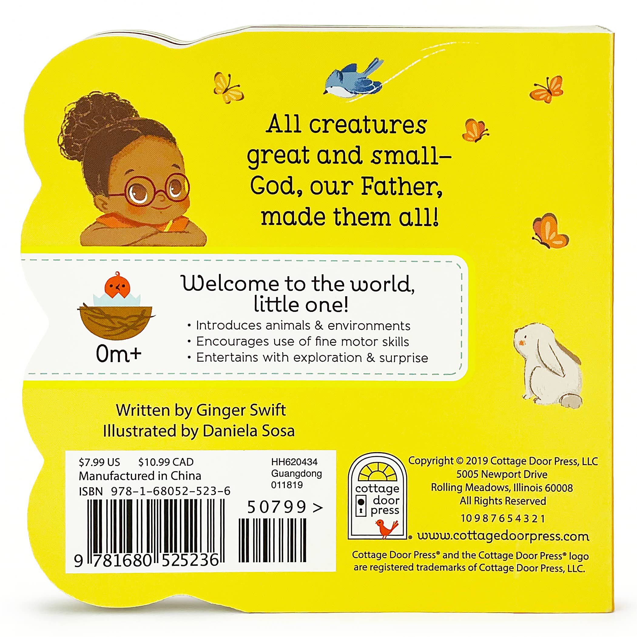 Cottage Door Press - All God's Creatures Lift-a-Flap Board Book