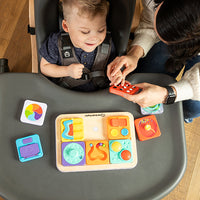 Fat Brain Toys PlayTab Board | Modular, Sensory Activity Board for Babies and Toddlers