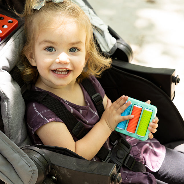 Fat Brain Toys PlayTab Board | Modular, Sensory Activity Board for Babies and Toddlers