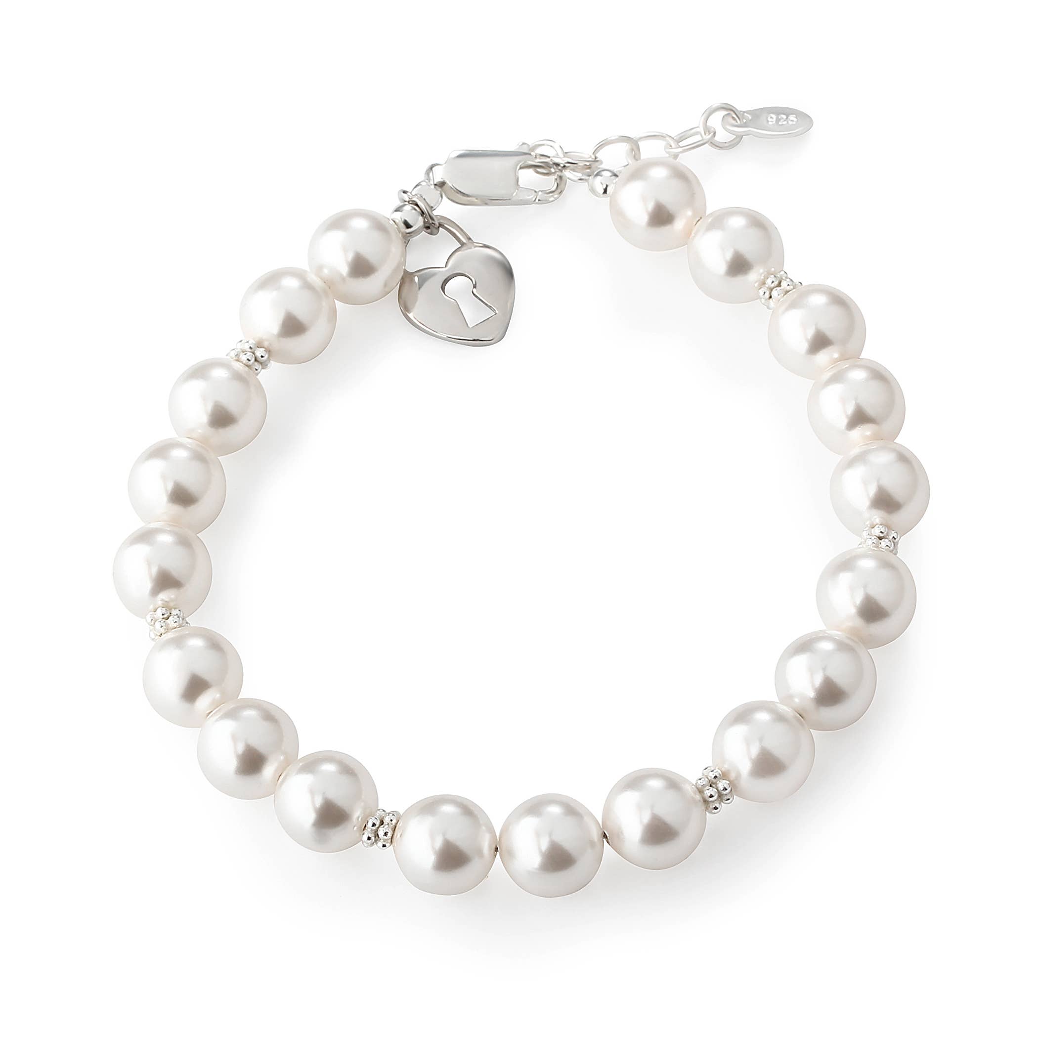 Cherished Moments - Mom and Me 2-Piece Bracelet Set Key To Heart Baby Bracelet