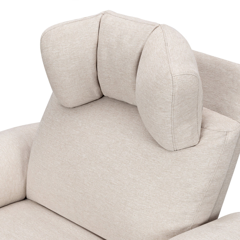DaVinci Suzy Flex Recliner and Swivel Glider | Adjustable Headrest and Armrests