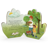 Cottage Door Press - God is Good Praying Hands Shaped Board Book