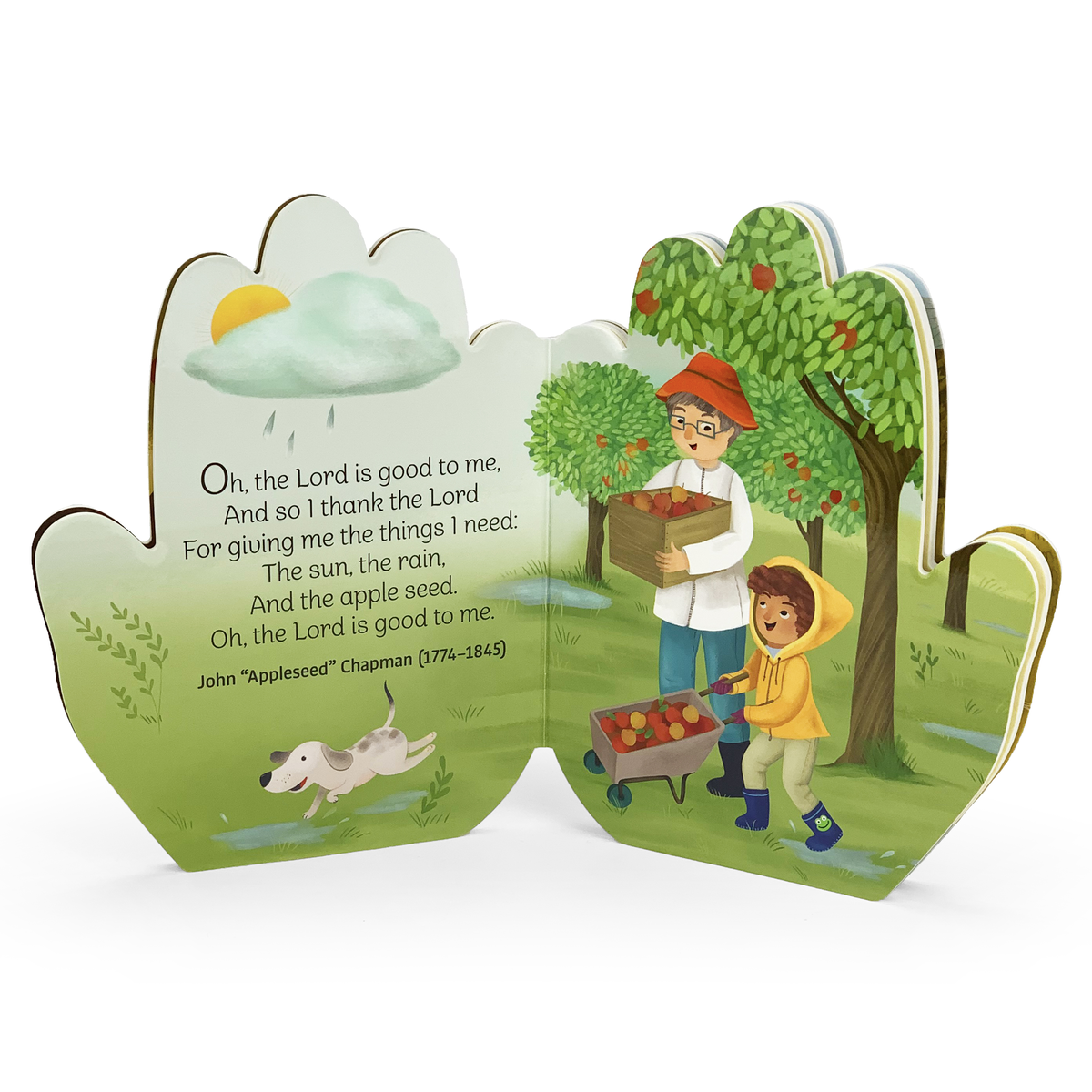 Cottage Door Press - God is Good Praying Hands Shaped Board Book