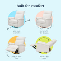 DaVinci Suzy Recliner and Swivel Glider