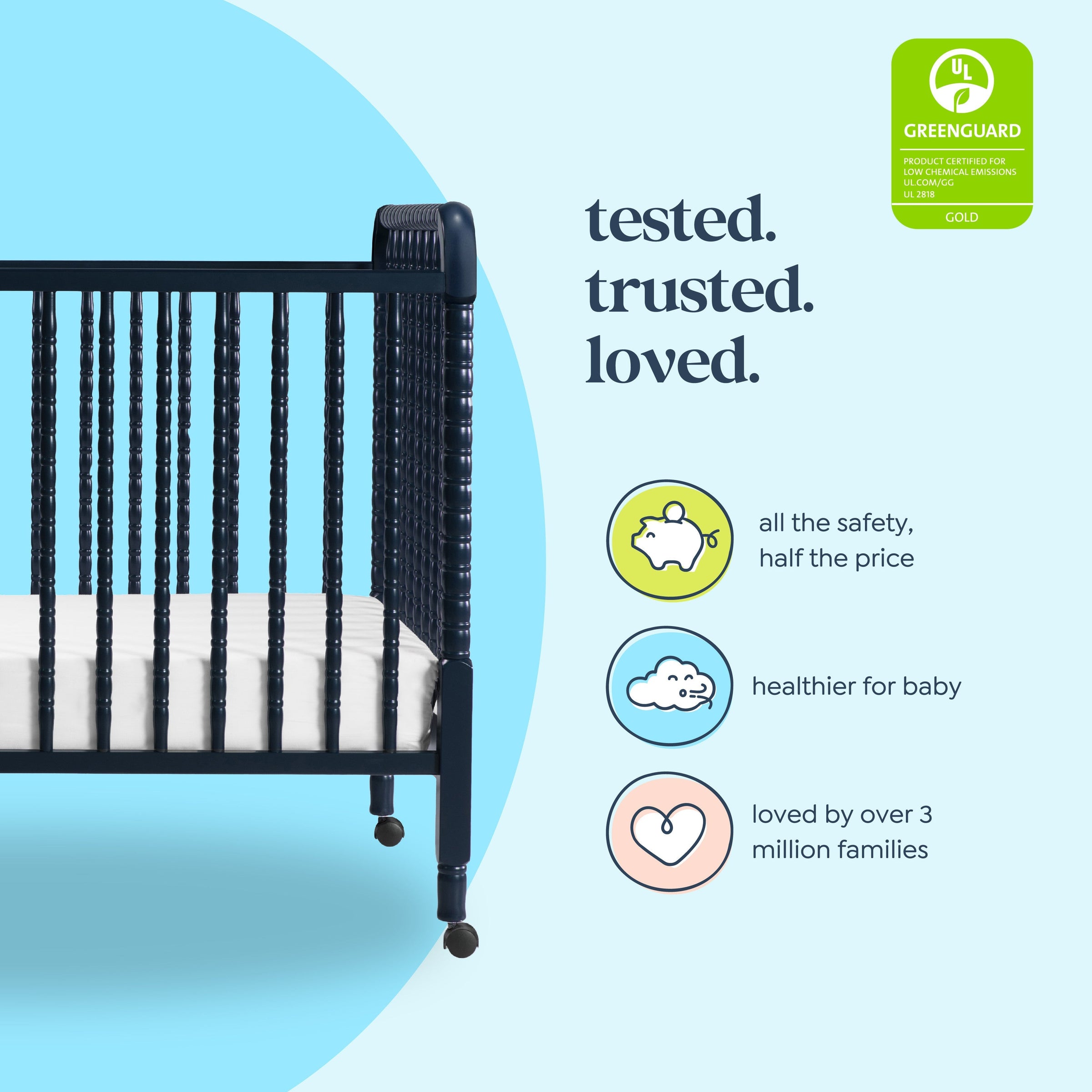 DaVinci Jenny Lind 3-in-1 Convertible Crib