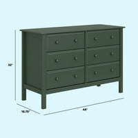 DaVinci Jayden 6-Drawer Double Wide Dresser