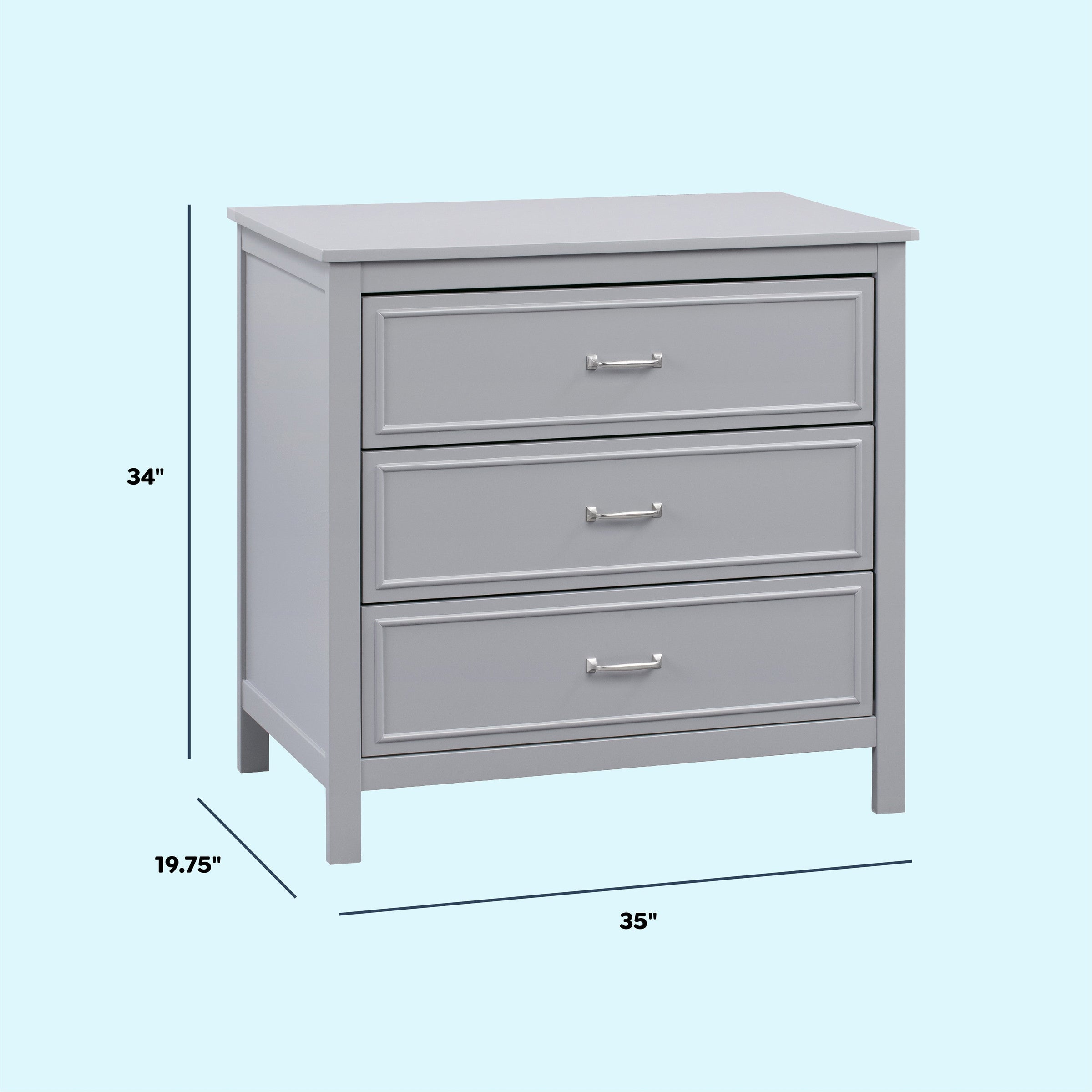 DaVinci Charlie 3-Drawer Dresser