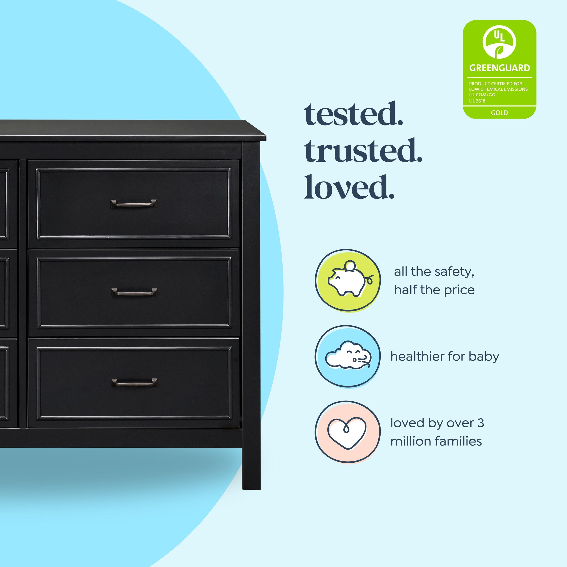 DaVinci Charlie 6-Drawer Double Dresser