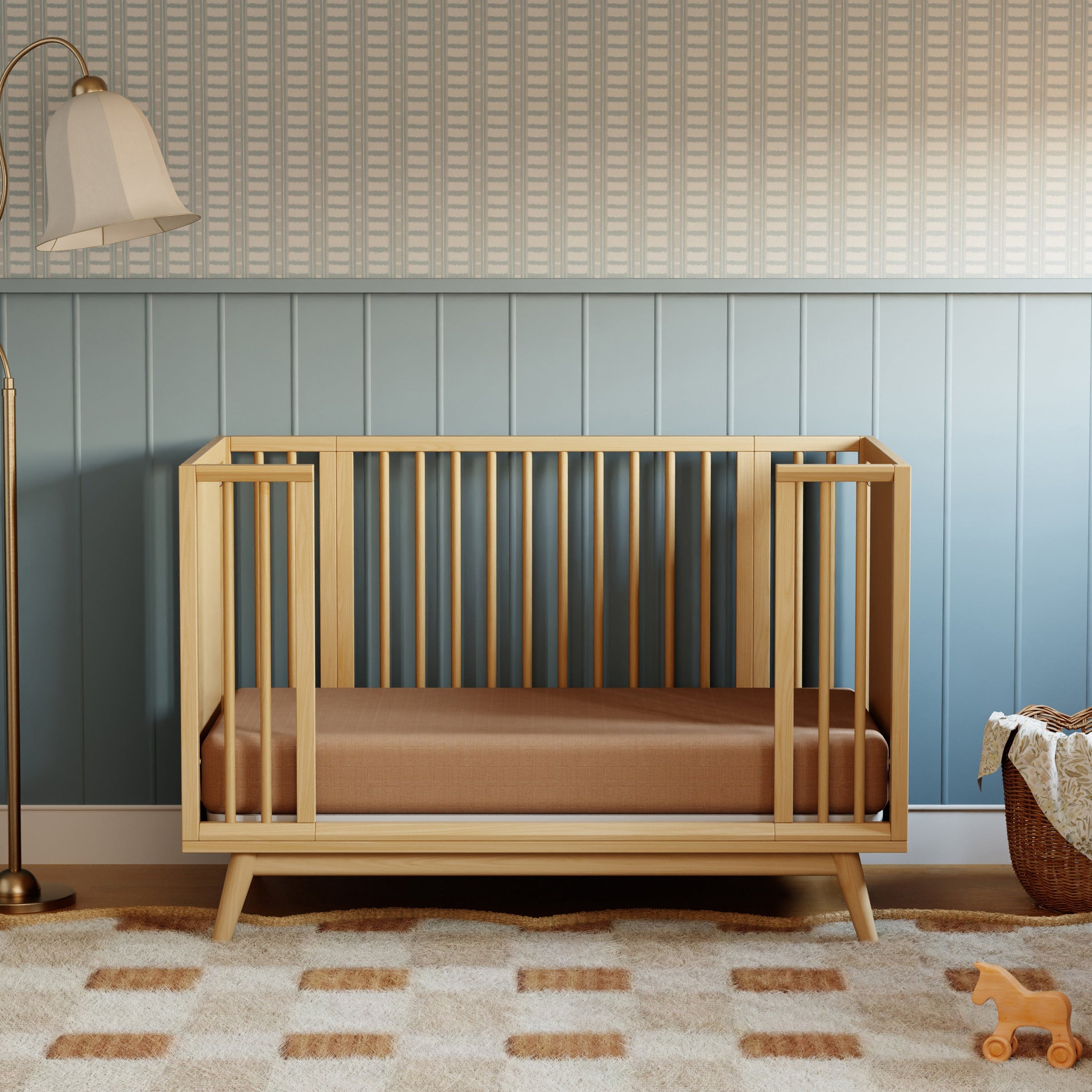 Babyletto Palma 8-in-1 Convertible All-Stages Crib with Bassinet & Toddler Bed Kits