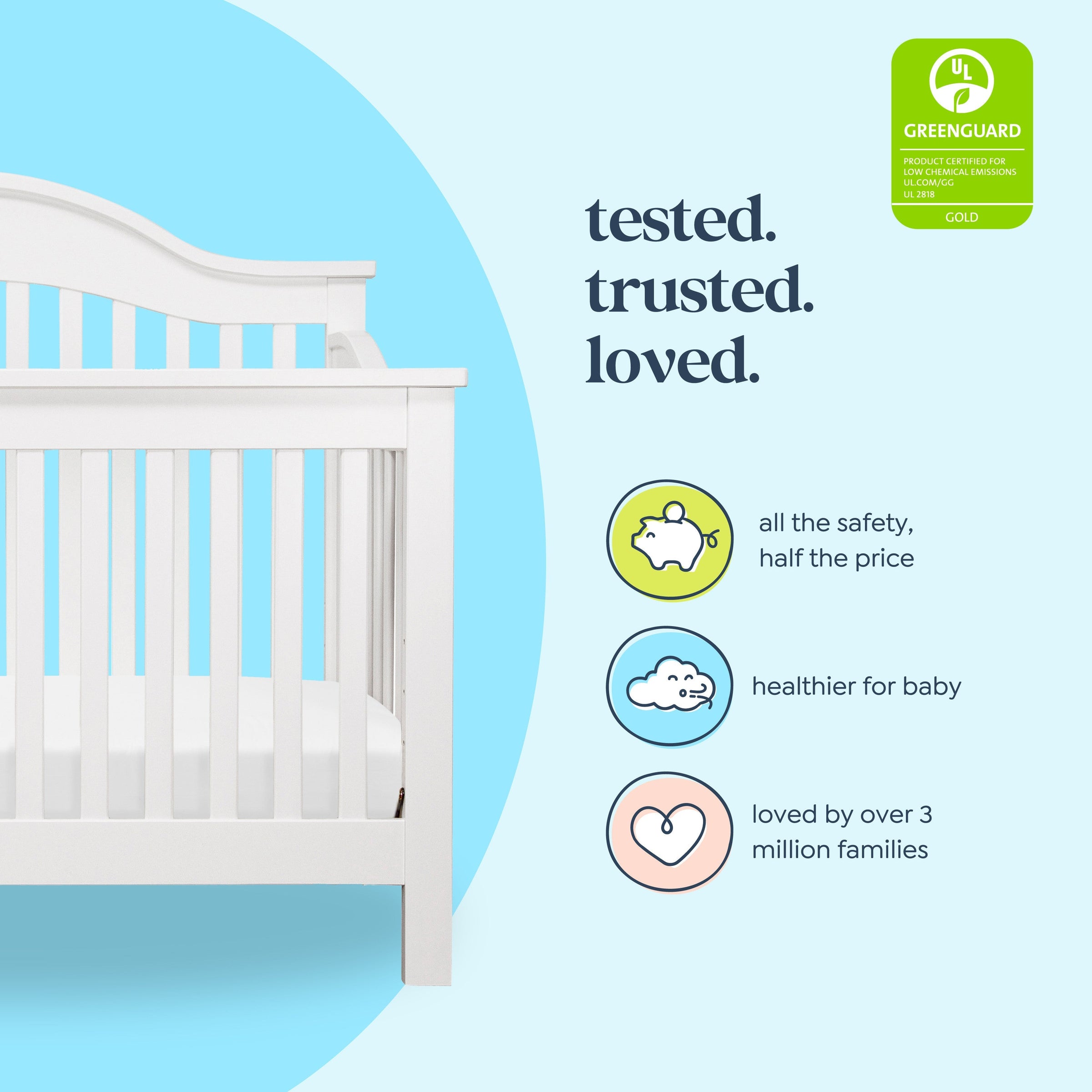 DaVinci Jayden 4-in-1 Convertible Crib