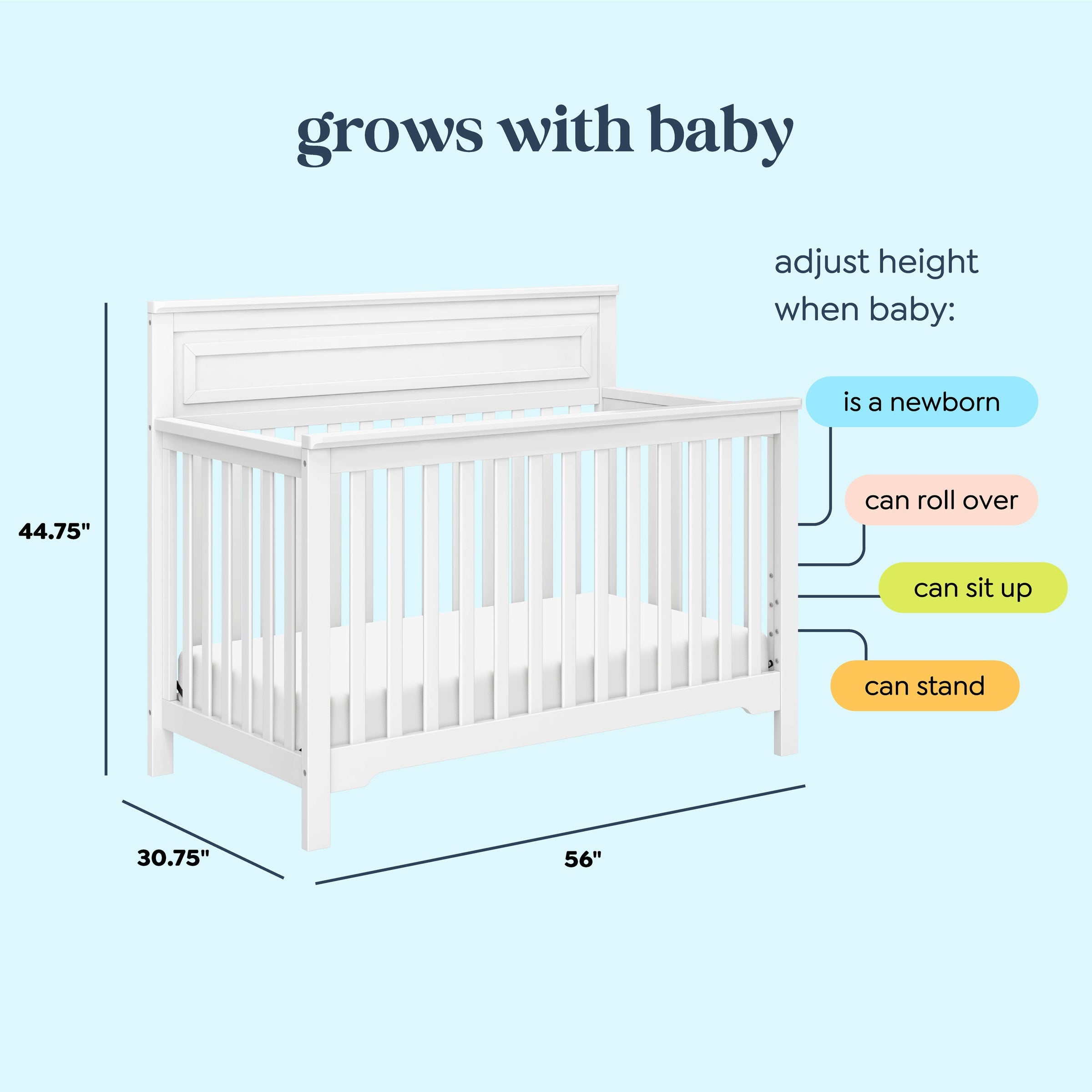 DaVinci Autumn 4-in-1 Convertible Crib