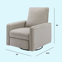 DaVinci Penny Recliner and Swivel Glider | Eco-Friendly Water Repellent & Stain Resistant Fabric