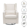 Babyletto Kiwi Electronic Recliner and Swivel Glider with USB port