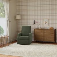 DaVinci Lucas Pillowback Swivel Recliner