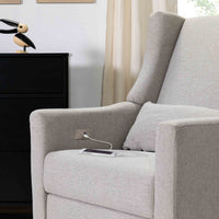 Babyletto Kiwi Electronic Recliner and Swivel Glider with USB port