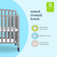 DaVinci Dylan Folding Portable 3-in-1 Mini Crib