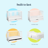 DaVinci Colby 4-in-1 Convertible Crib with Trundle Drawer