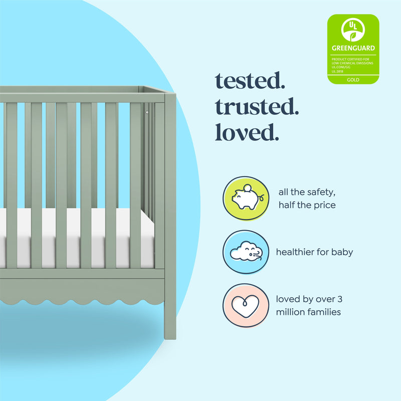 DaVinci Sammy Scallop 4-in-1  Convertible Crib
