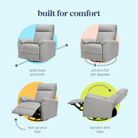 DaVinci Suzy Recliner and Swivel Glider
