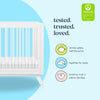 DaVinci Otto 3-in-1 Convertible Crib | Acrylic Slats