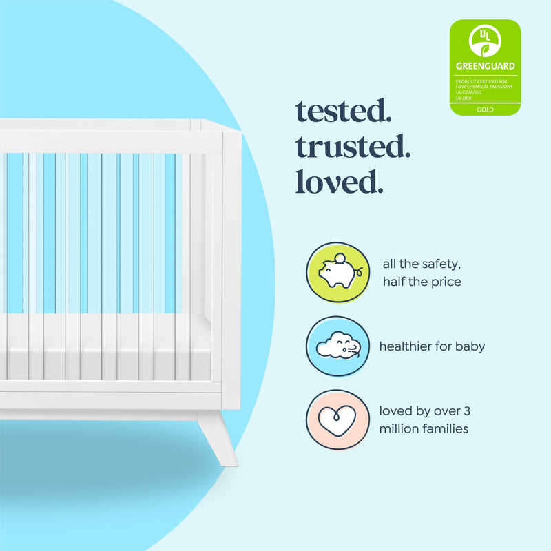 DaVinci Otto 3-in-1 Convertible Crib | Acrylic Slats