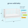 DaVinci Birdie 3-in-1 Convertible Crib