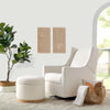 Babyletto Naka Storage Ottoman in Eco-Performance Fabric | Water Repellent & Stain Resistant