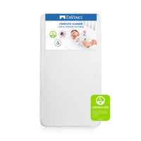 DaVinci Complete Slumber Waterproof Crib & Toddler Mattress | Firm support | GREENGUARD Gold Certified | Lightweight | Waterproof