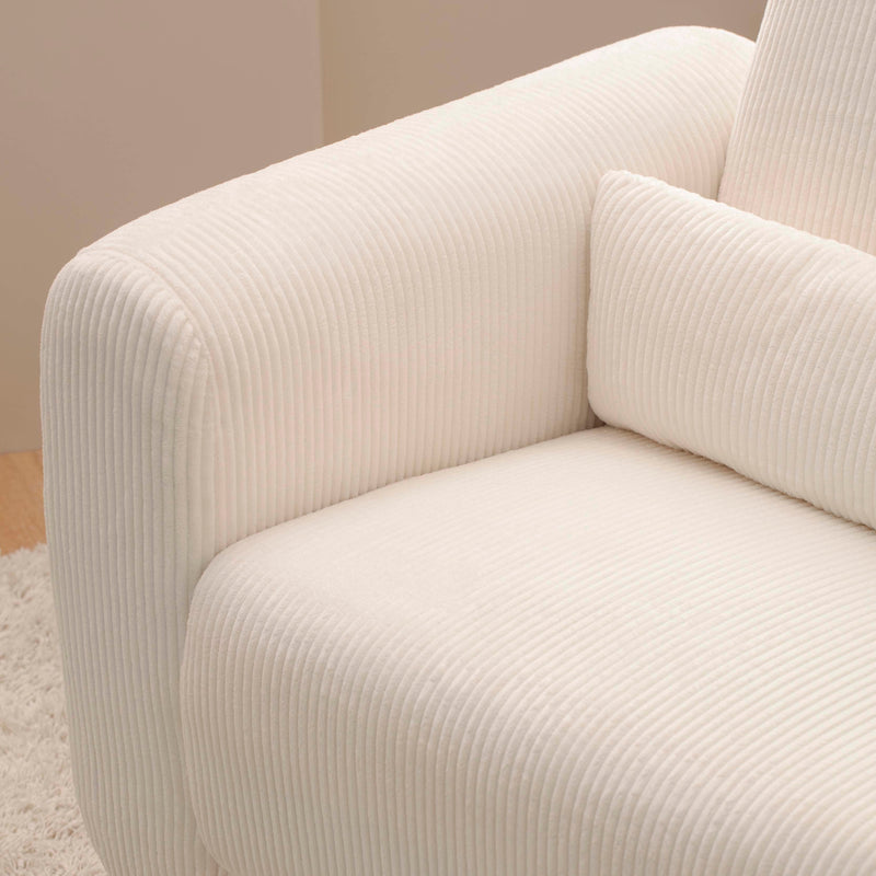 Babyletto Tuba Extra Wide Swivel Glider in Corduroy
