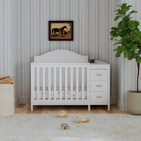DaVinci Charlie 4-in-1 Convertible Mini Crib & Changer