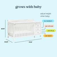 DaVinci Kalani 4-in-1 Crib and Changer Combo