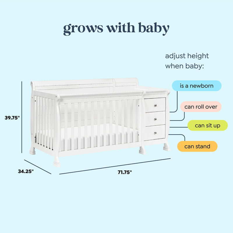 DaVinci Kalani 4-in-1 Crib and Changer Combo