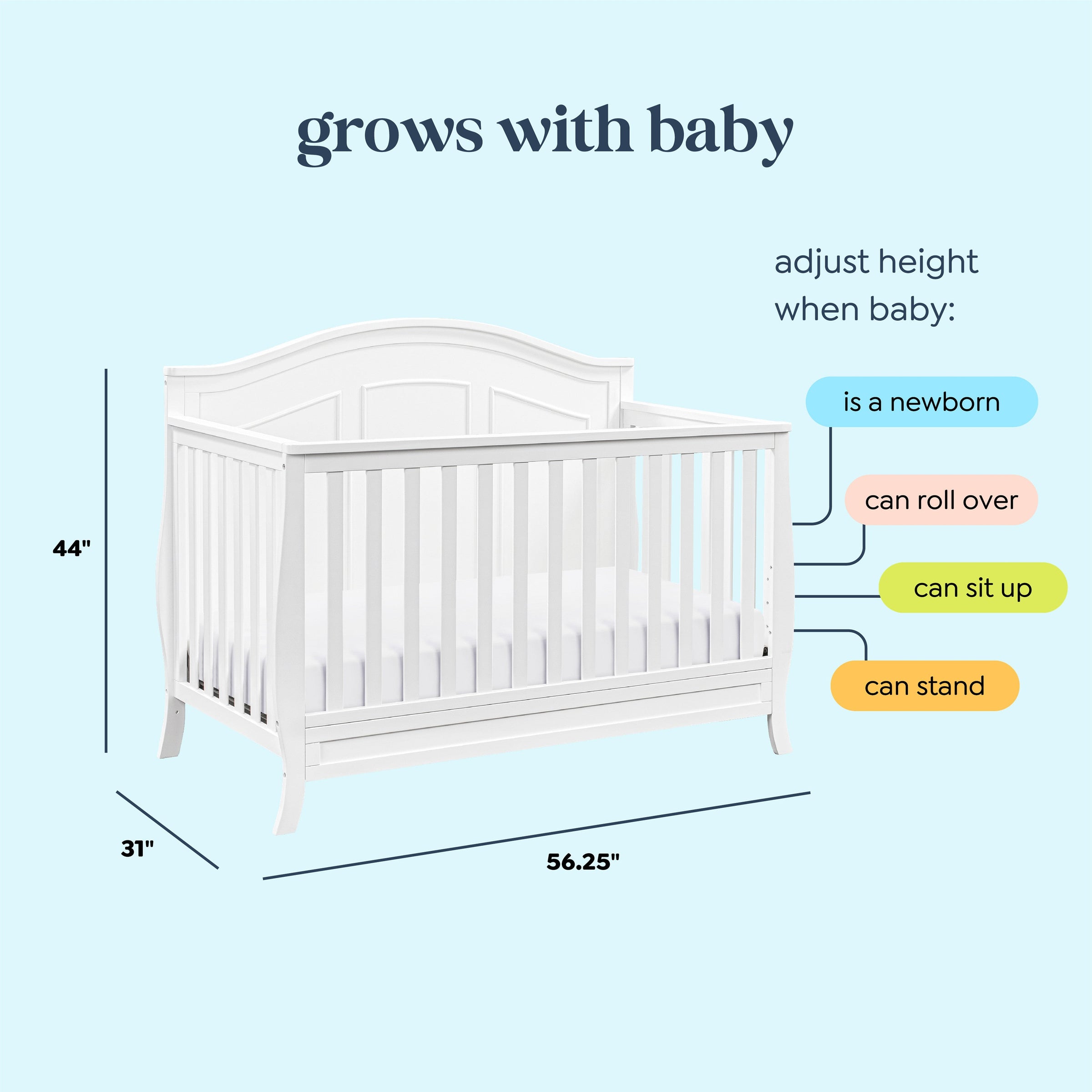 DaVinci Emmett 4-in-1 Convertible Crib