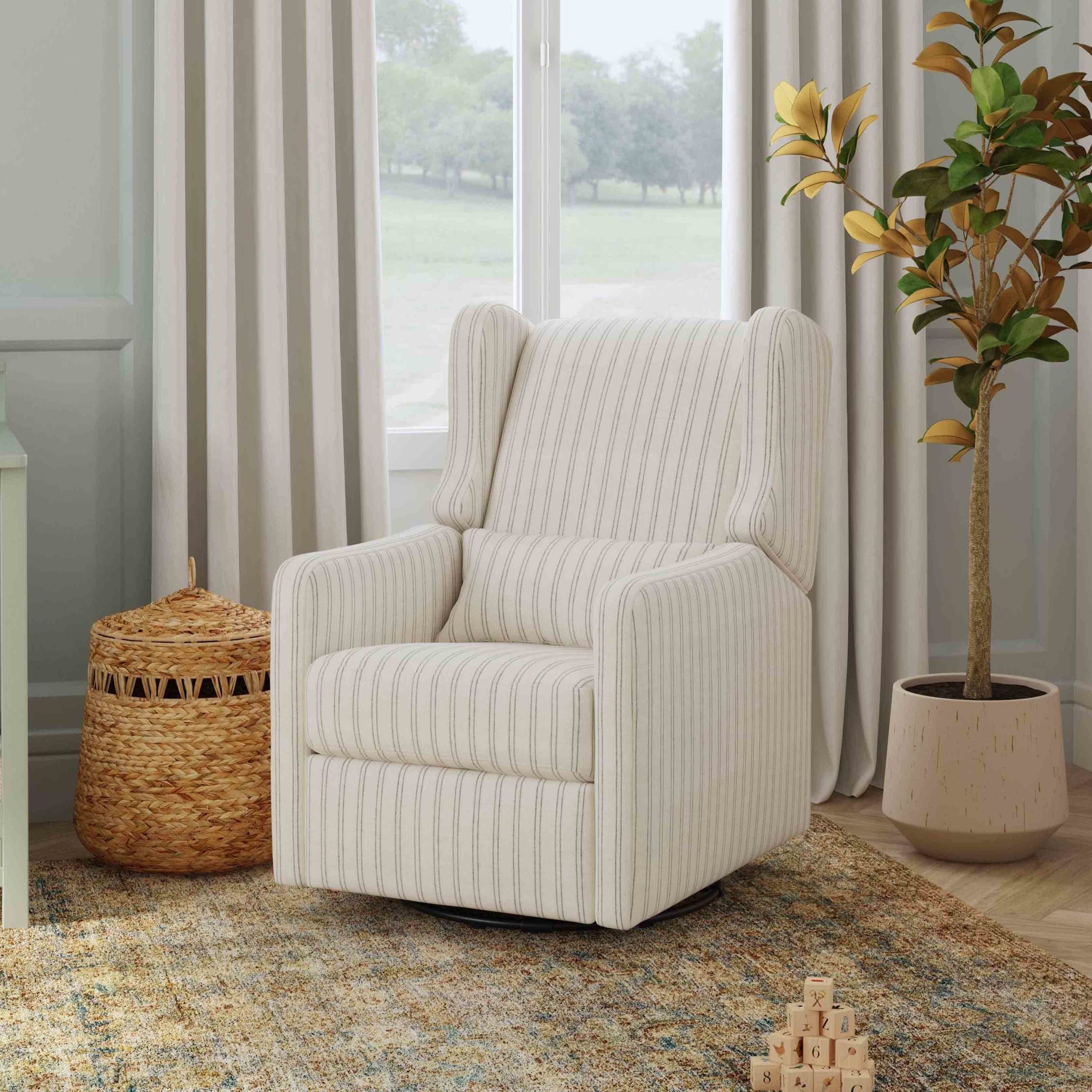 DaVinci Arlo Recliner and Swivel Glider | Water Repellent Fabric