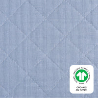 DaVinci Quilted Changing Pad Cover in GOTS Certified Organic Muslin Cotton
