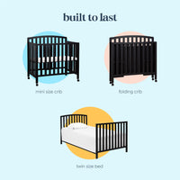 DaVinci Dylan Folding Portable 3-in-1 Mini Crib