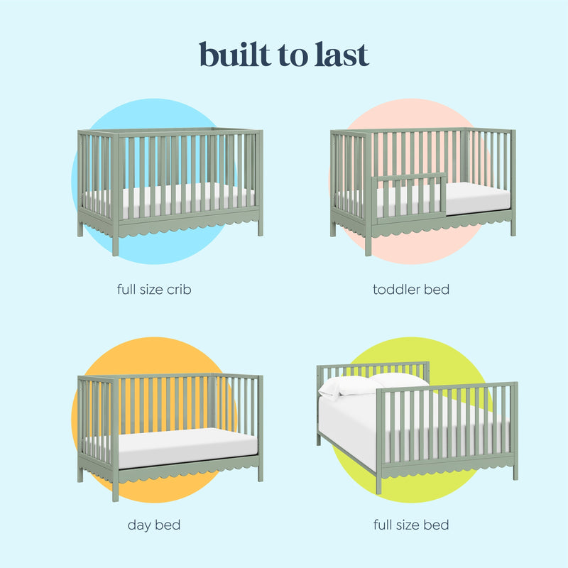 DaVinci Sammy Scallop 4-in-1  Convertible Crib
