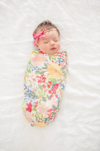 Copper Pearl Knit Swaddle Blanket | Lark