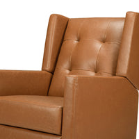 DaVinci Maddox Recliner and Swivel Glider in Vegan Leather