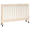 Babyletto Maki Portable Folding Crib with Toddler Bed Conversion Kit