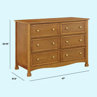 DaVinci Kalani 6-Drawer Double Wide Dresser