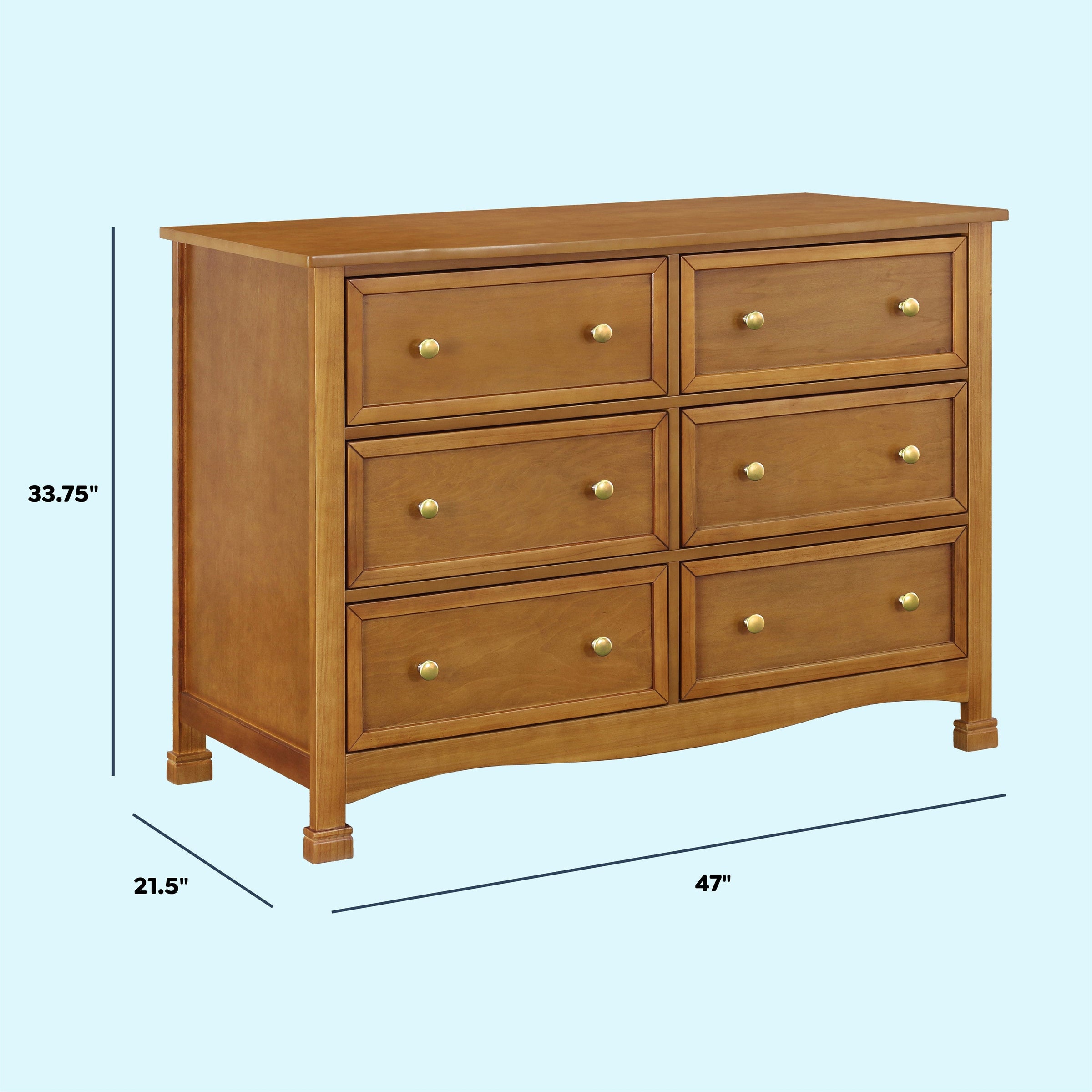 DaVinci Kalani 6-Drawer Double Wide Dresser