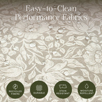 Morris & Co. x Namesake Crawford Pillowback Comfort Swivel Glider