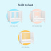 DaVinci Otto 3-in-1 Convertible Mini Crib with 4" Mattress