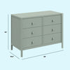 DaVinci Birdie 6-Drawer Dresser