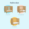 DaVinci Otto 3-in-1 Convertible Mini Crib with 4" Mattress